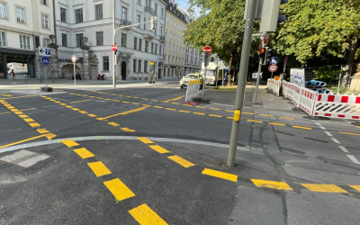 Radschnellweg: Maxburgstraße und Jungfernturmstraße