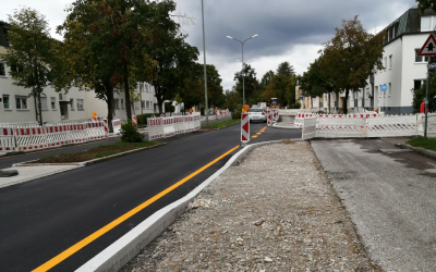 Neue Radwege in Untergiesing-Harlaching