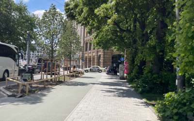 Begrünung Radschnellwege