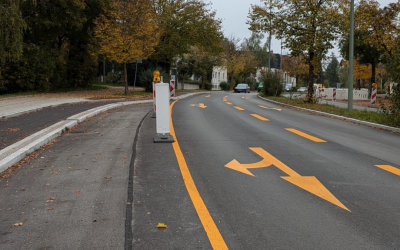 Protected Bike Lane Harlaching