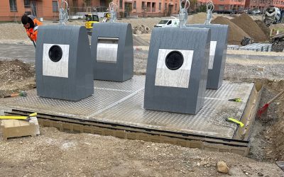 Pilotprojekt Unterflurcontainer