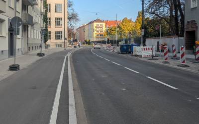 Rheinstraße München: Neue Radwege