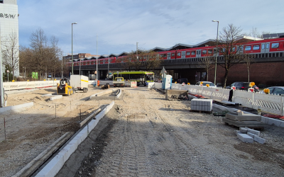 Carl-Wery-Straße: Bauüberwachung und Verkehrsphasenplanung